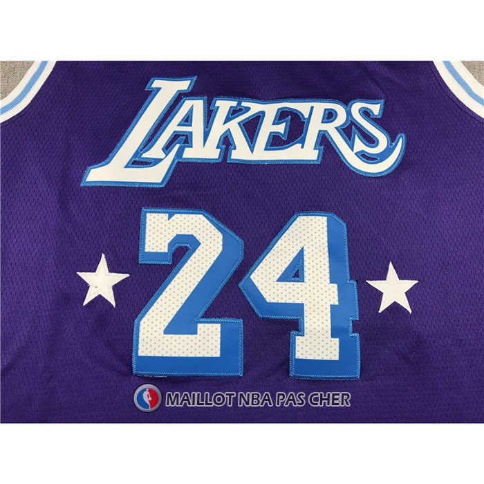 Maillot Los Angeles Lakers Kobe Bryant NO 24 Ville Edition 2021-22 Volet